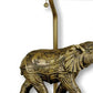 HomeRoots Antique Elephant Table Lamp in Bronze Finish