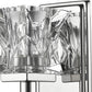 HomeRoots Arabella 1-Light Polished Nickel Sconce With Pressed Crystal Shade