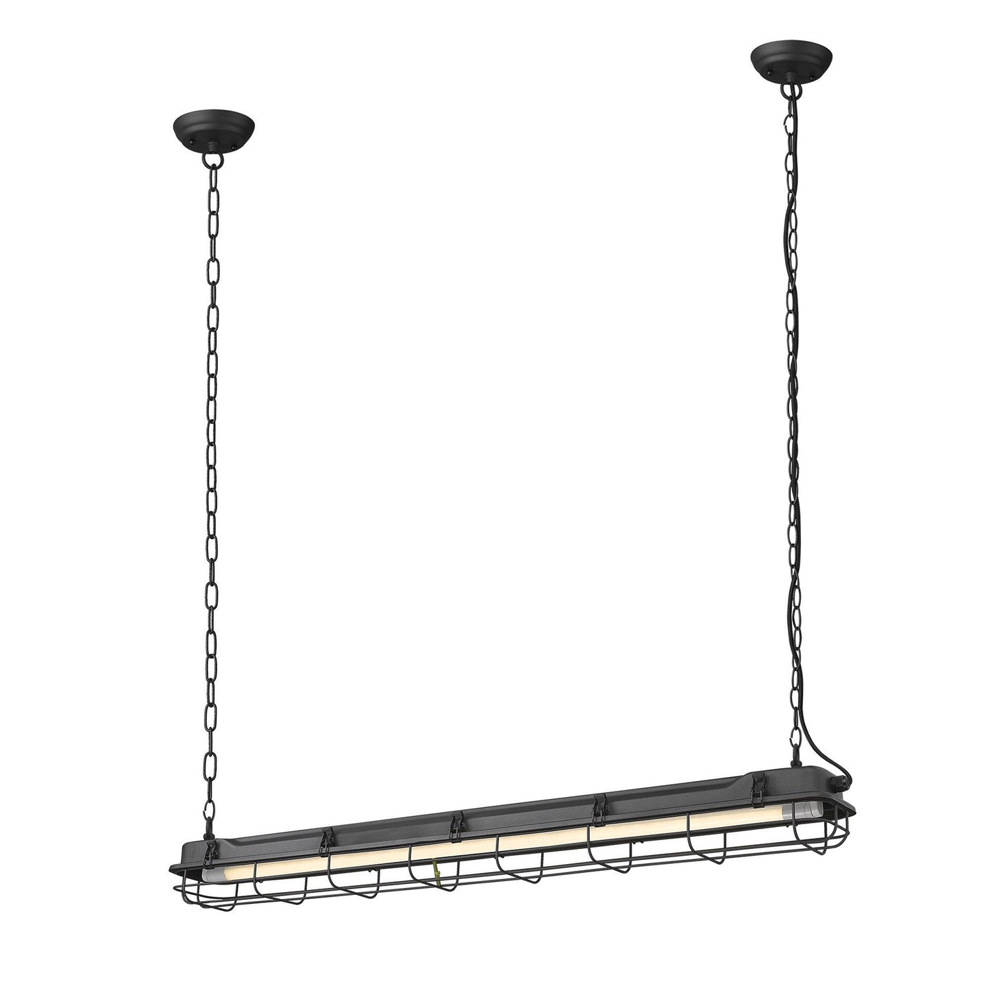 HomeRoots Atelier 1-Light Pendant in Matte Black Finish