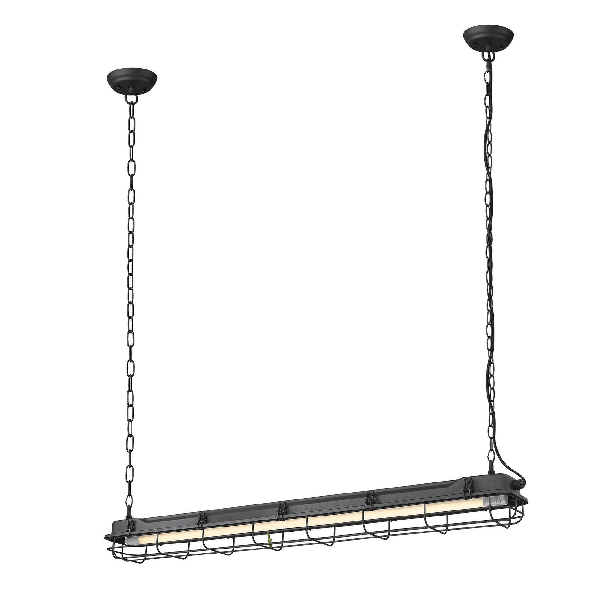 HomeRoots Atelier 1-Light Pendant in Matte Black Finish