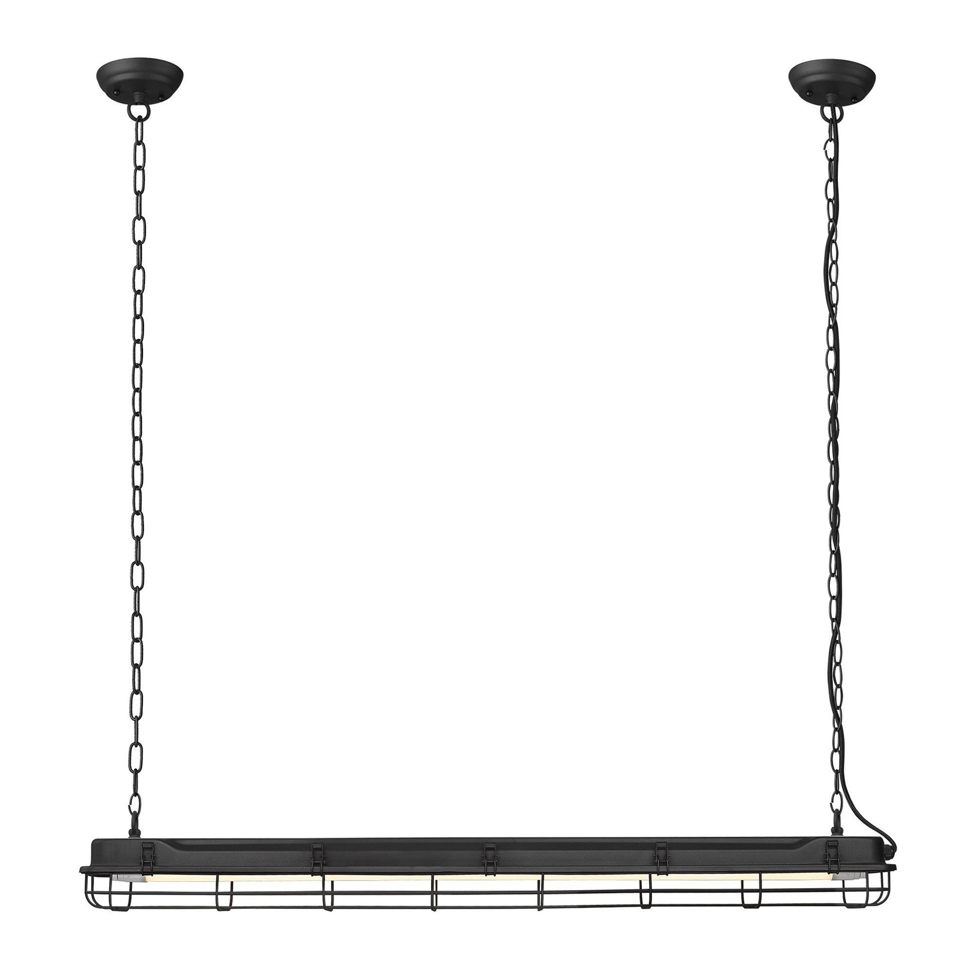 HomeRoots Atelier 1-Light Pendant in Matte Black Finish