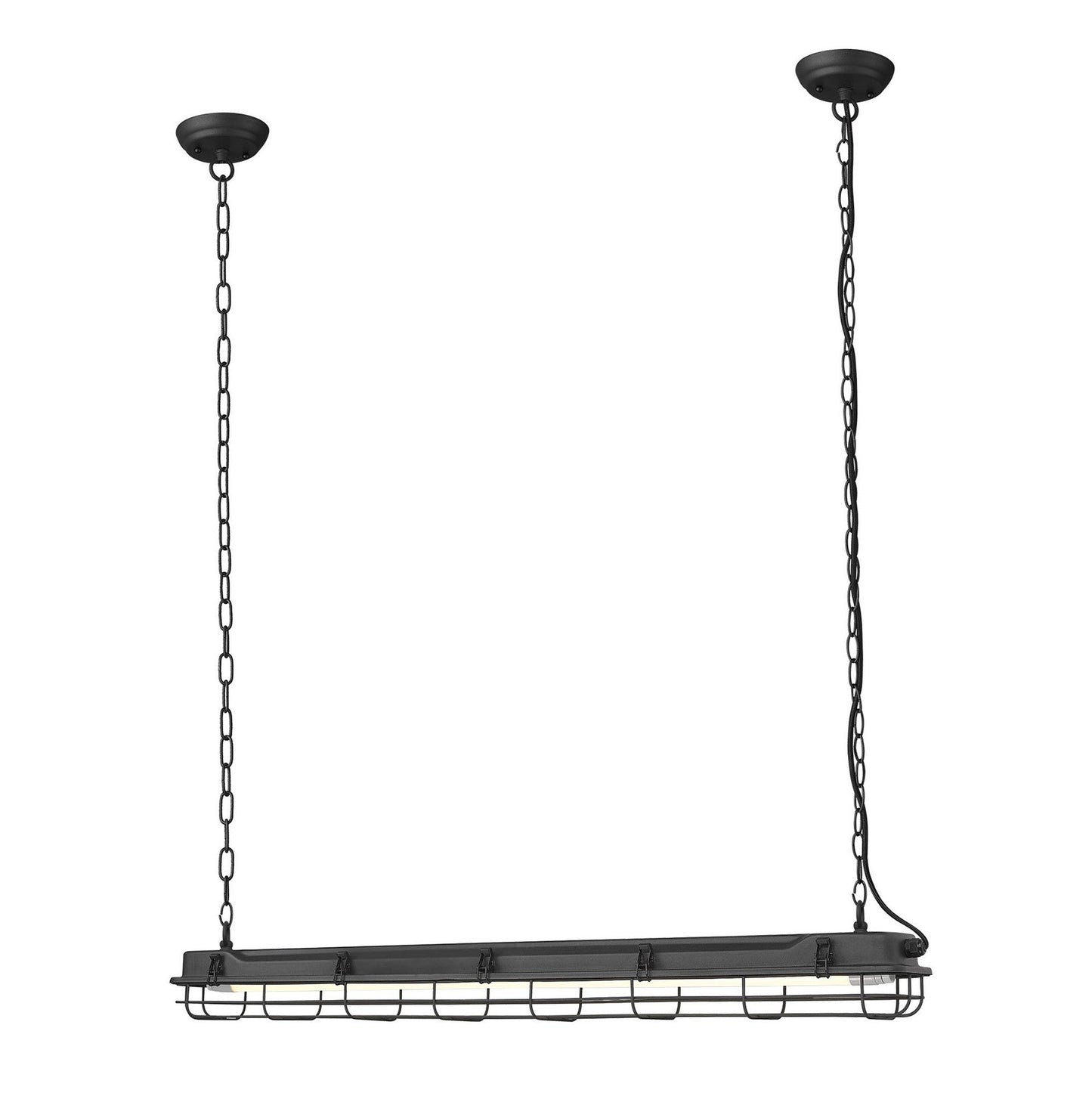 HomeRoots Atelier 1-Light Pendant in Matte Black Finish