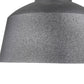 HomeRoots Barnes 1-Light Convertible Pendant in Gray Finish