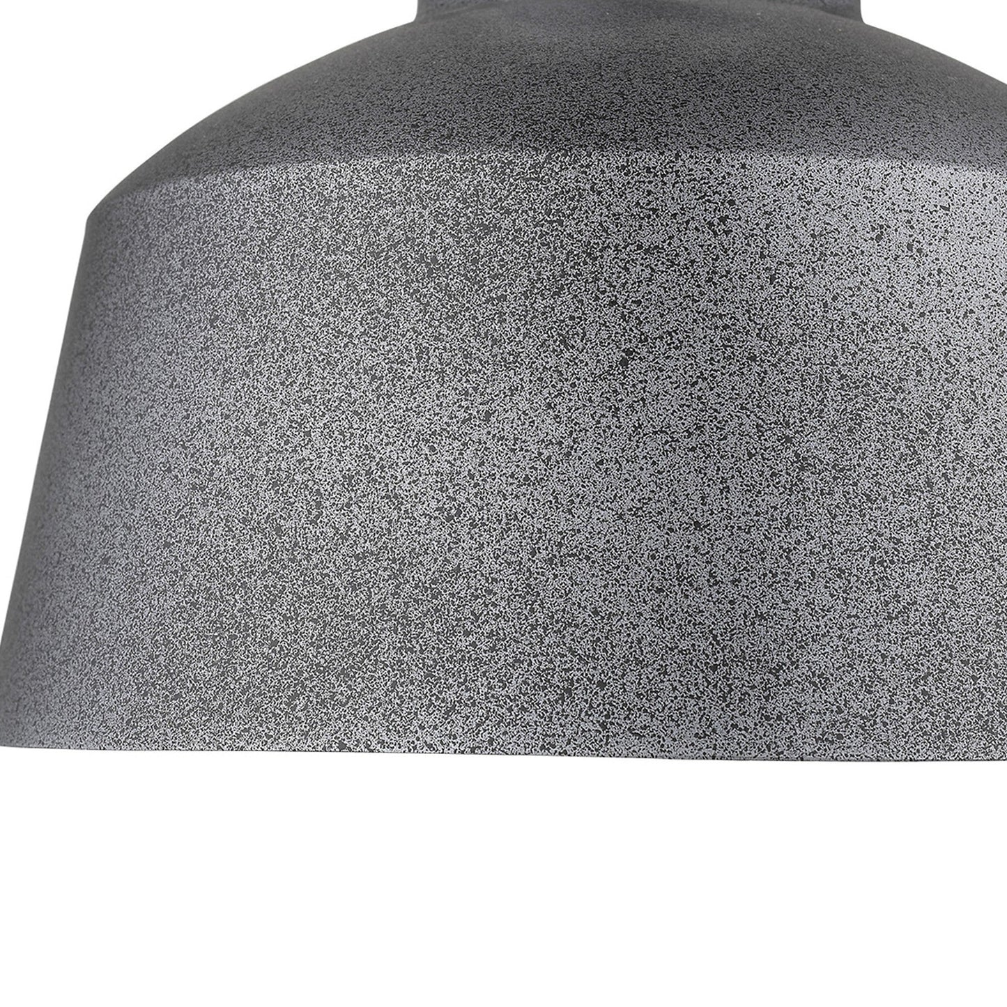 HomeRoots Barnes 1-Light Convertible Pendant in Gray Finish