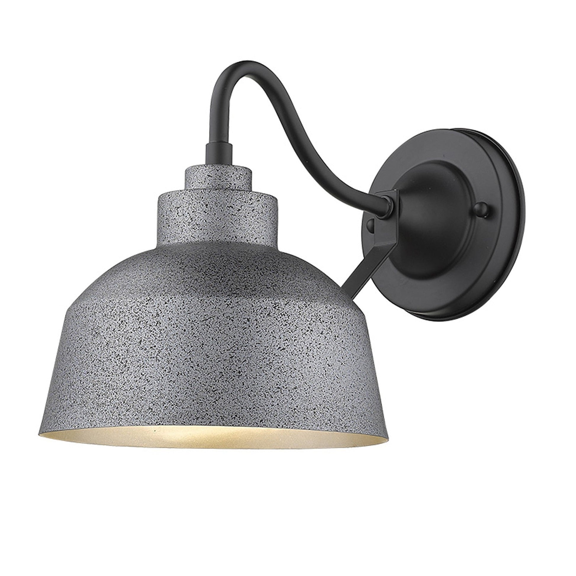 HomeRoots Barnes 1-Light Wall Light in Gray Finish