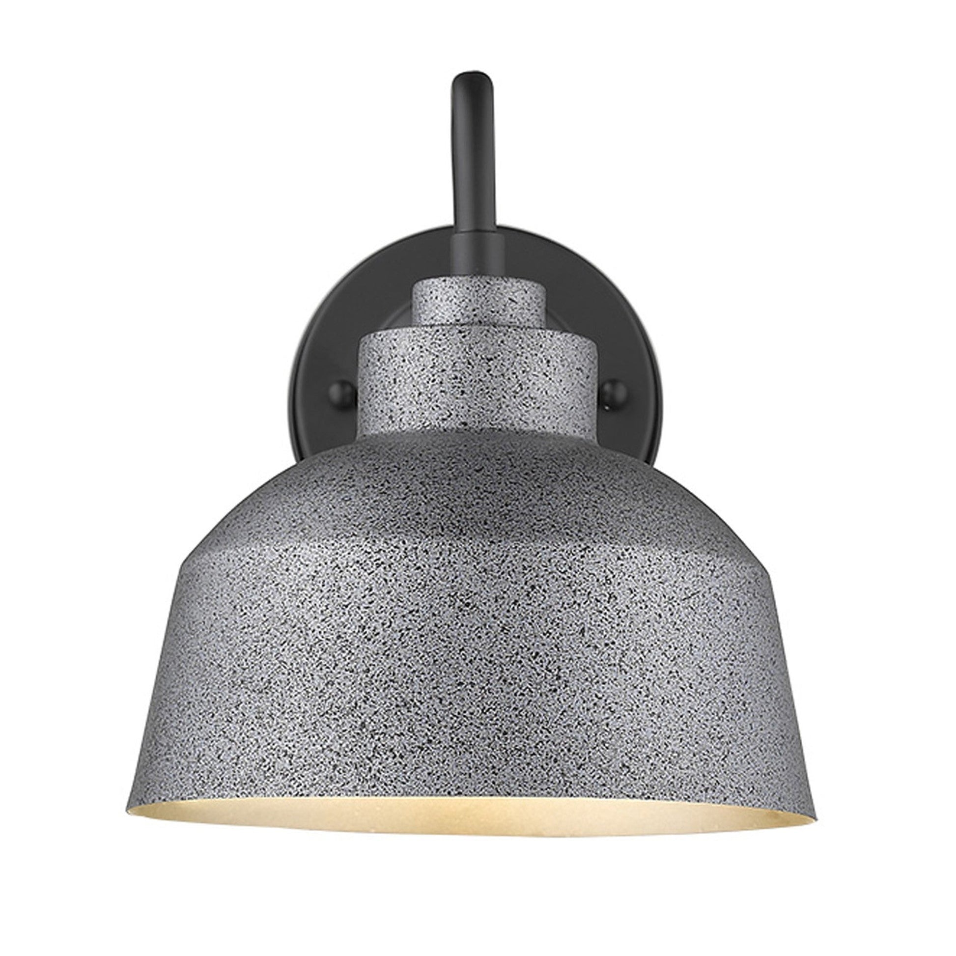HomeRoots Barnes 1-Light Wall Light in Gray Finish