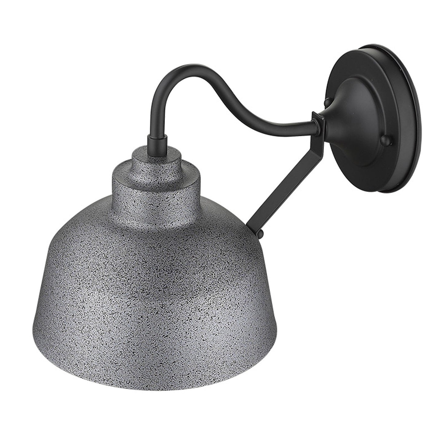 HomeRoots Barnes 1-Light Wall Light in Gray Finish