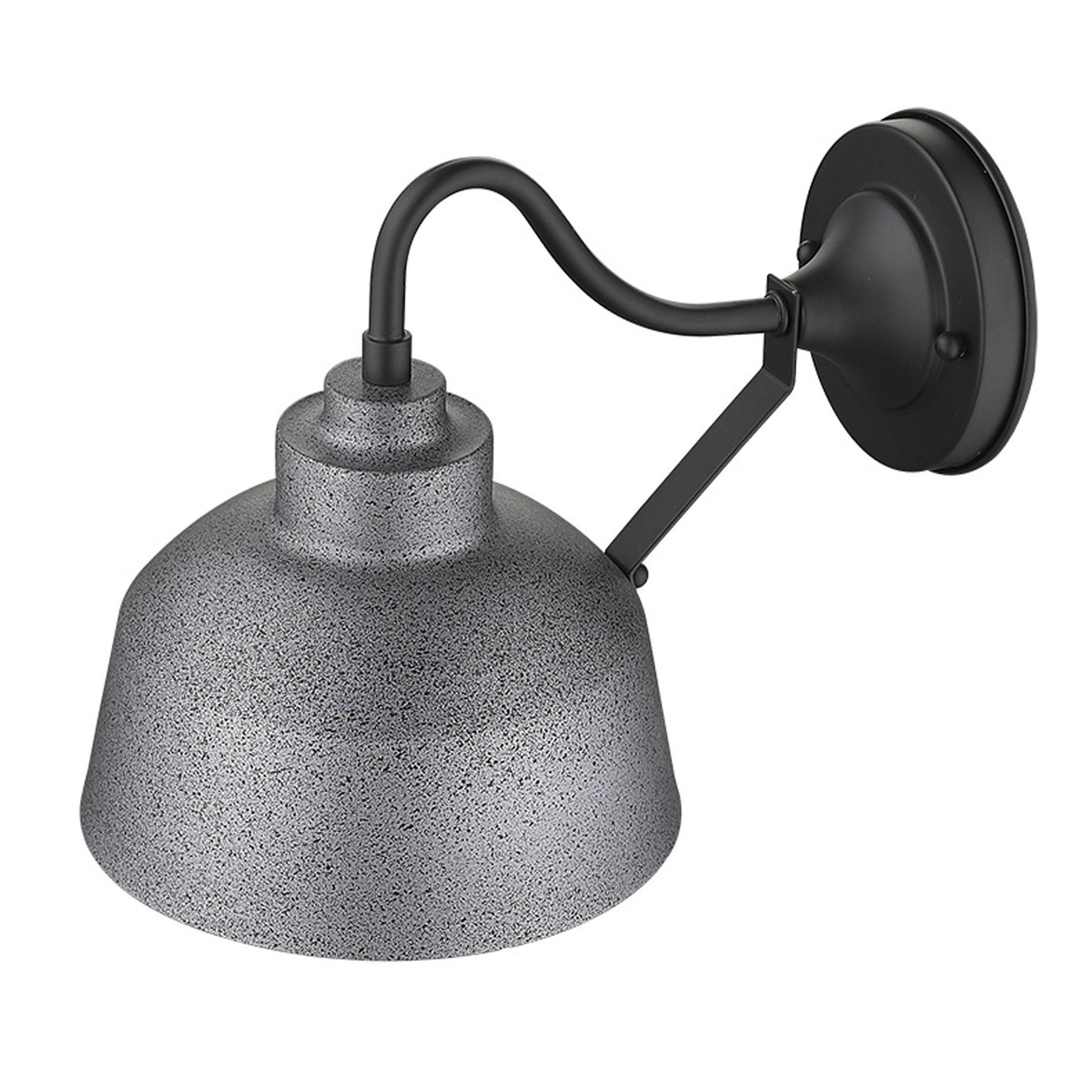 HomeRoots Barnes 1-Light Wall Light in Gray Finish