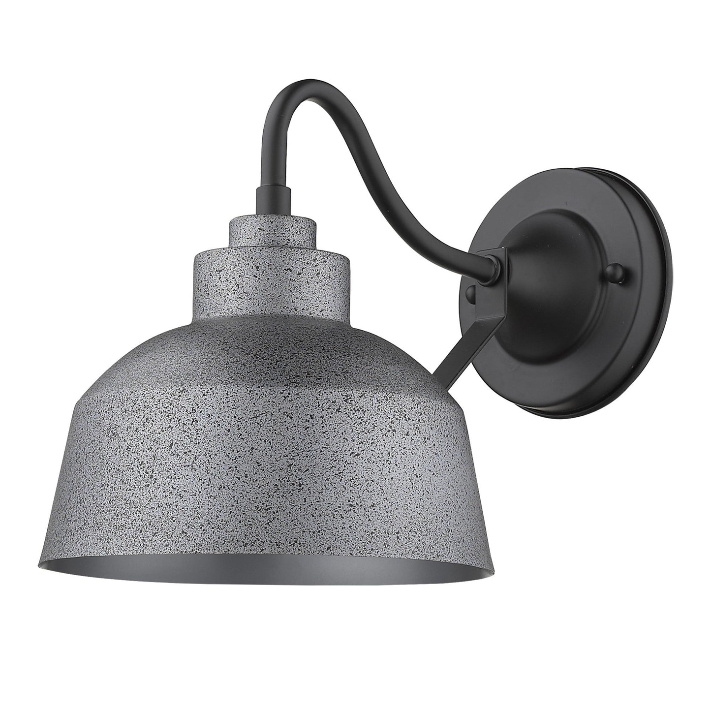 HomeRoots Barnes 1-Light Wall Light in Gray Finish