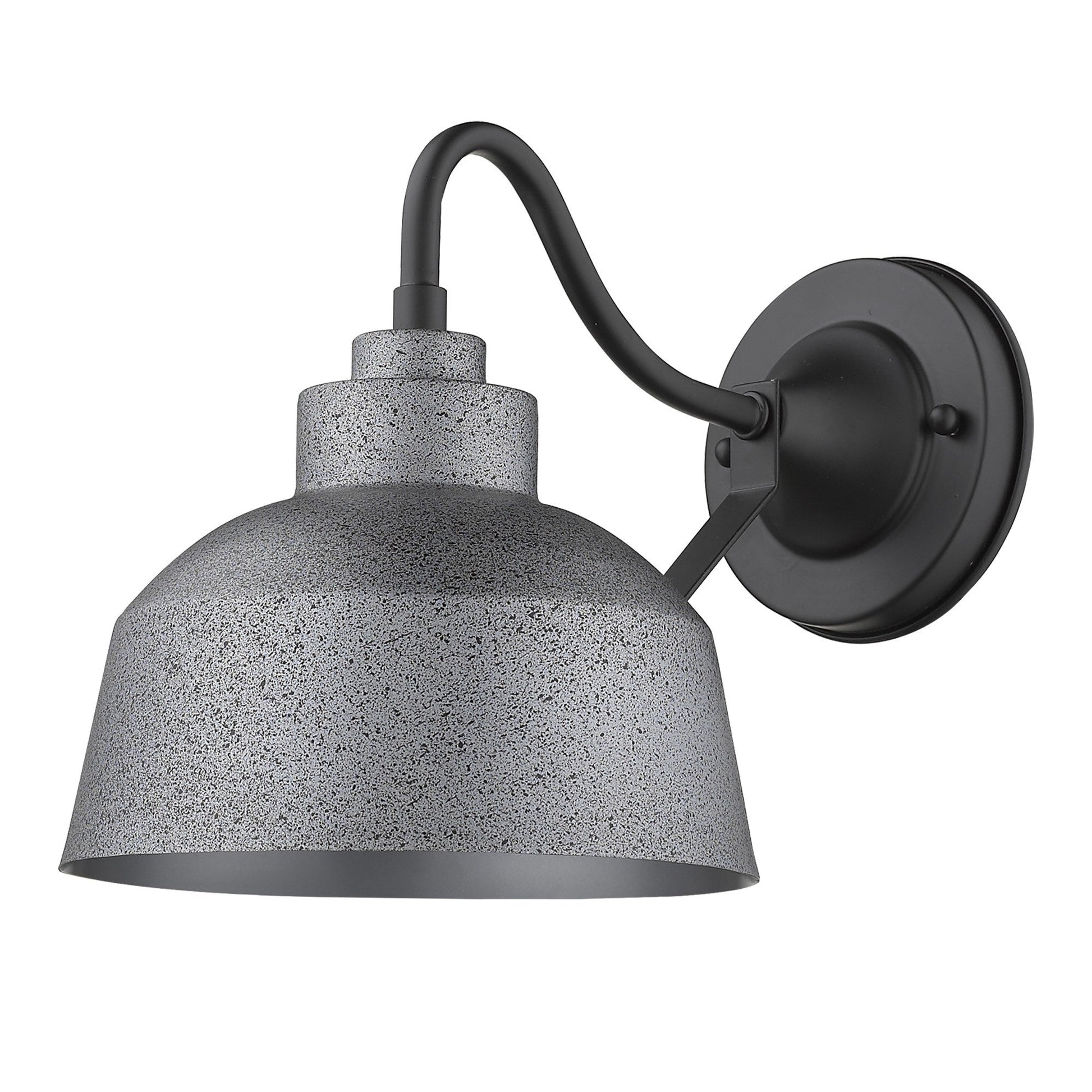 HomeRoots Barnes 1-Light Wall Light in Gray Finish