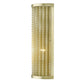 HomeRoots Basetti 1-Light Wall Sconce in Gold Finish