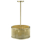 HomeRoots Basetti 4-Light Convertible Pendant in Gold Finish