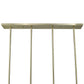 HomeRoots Basetti 4-Light Pendant With Gold Finish