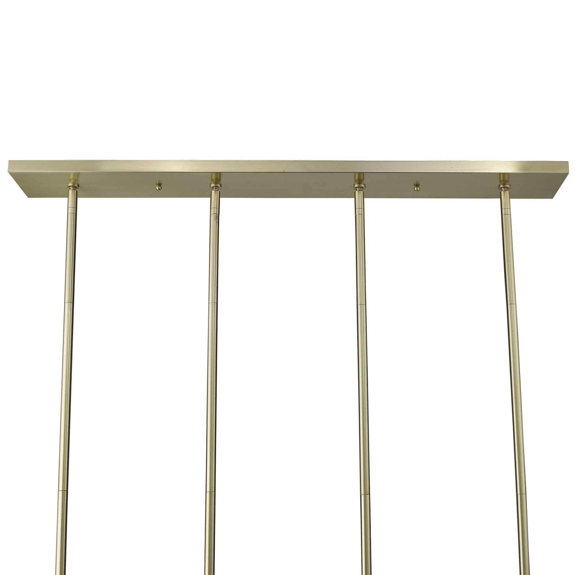 HomeRoots Basetti 4-Light Pendant With Gold Finish