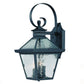 HomeRoots Bay Street 3-Light Wall Light in Matte Black Finish