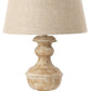 HomeRoots Beige Traditional Vase Table Lamps in Set of Two