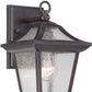HomeRoots Birdhouse Shape Outdoor Wall Light in Matte Black Finish