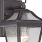 HomeRoots Birdhouse Shape Outdoor Wall Light in Matte Black Finish