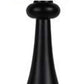 HomeRoots Black Candlestick Table Lamp With Whimsical Dandelion Shade