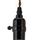HomeRoots Braid Ceiling Lamp in Vintage Brass Finish