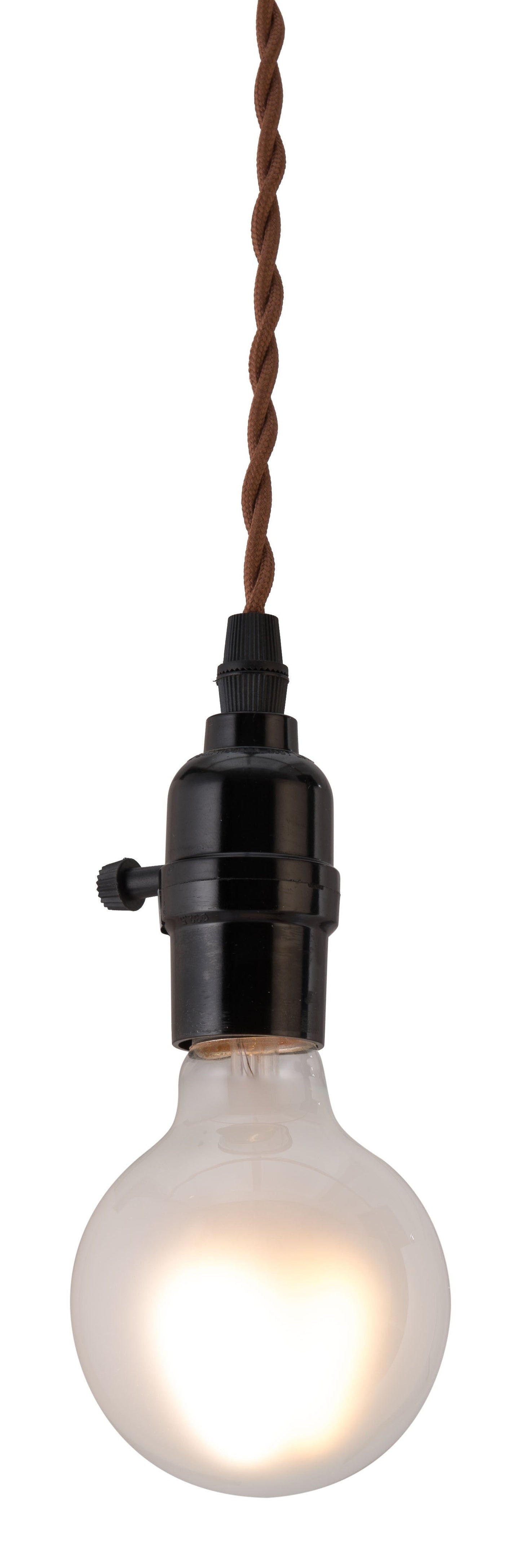 HomeRoots Braid Ceiling Lamp in Vintage Brass Finish