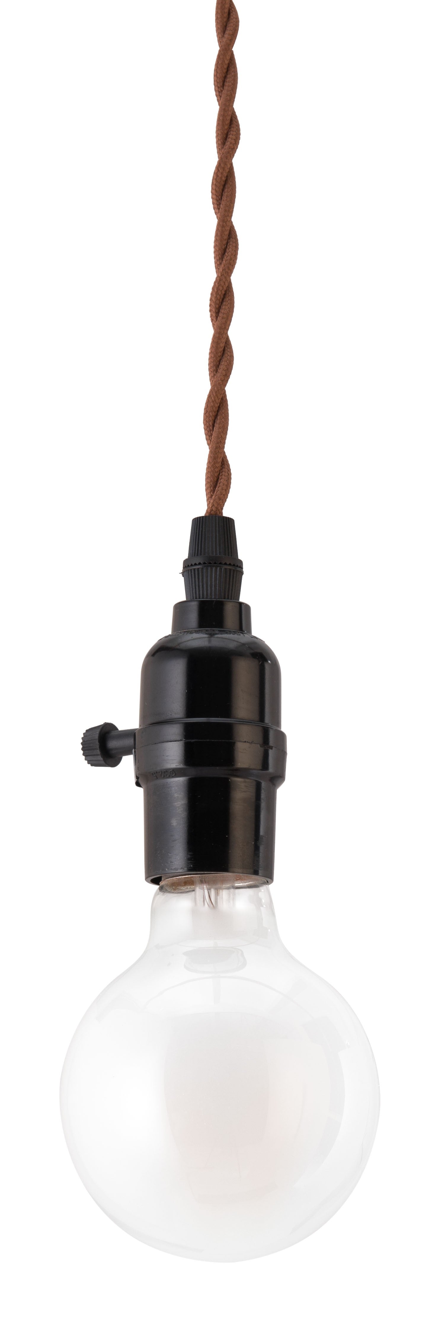 HomeRoots Braid Ceiling Lamp in Vintage Brass Finish