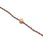HomeRoots Braid Ceiling Lamp in Vintage Brass Finish