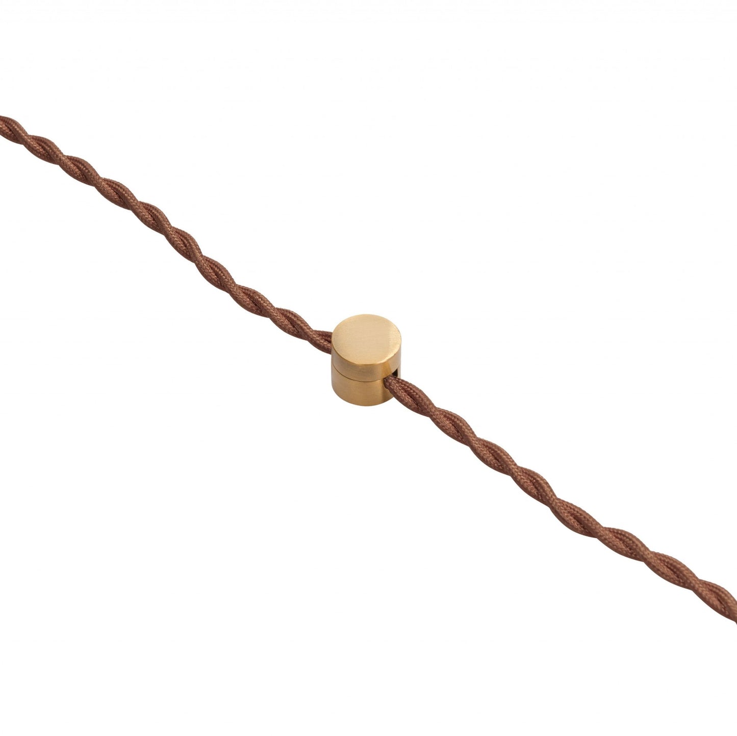 HomeRoots Braid Ceiling Lamp in Vintage Brass Finish