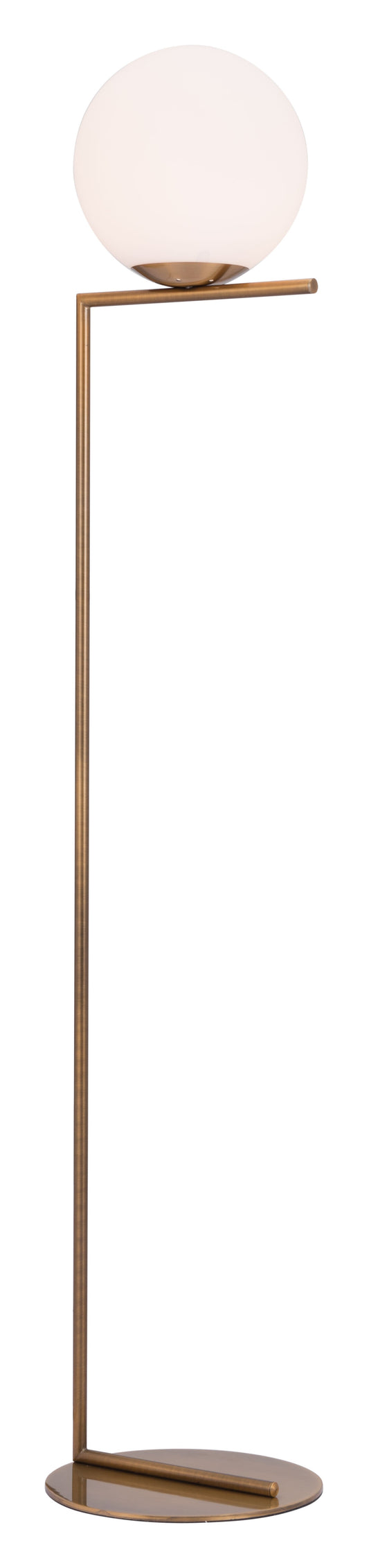 HomeRoots Brass Balance Floor Lamp