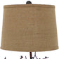 HomeRoots Bronze Vintage Metal Table Lamp With Elegant Tree Base