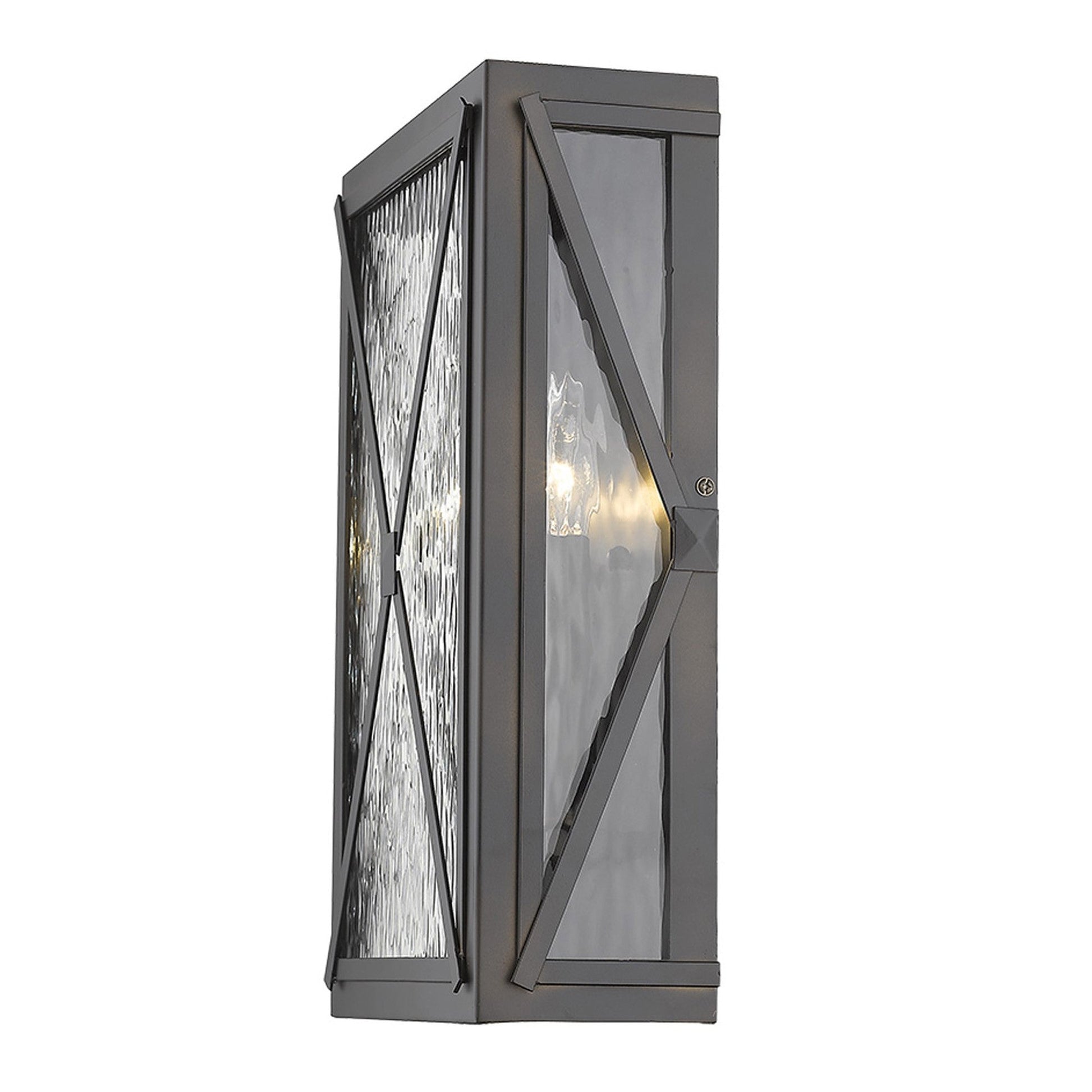 HomeRoots Brooklyn 3-Light ADA Certified Wall Light With Oil Rubbed Bronze Finish