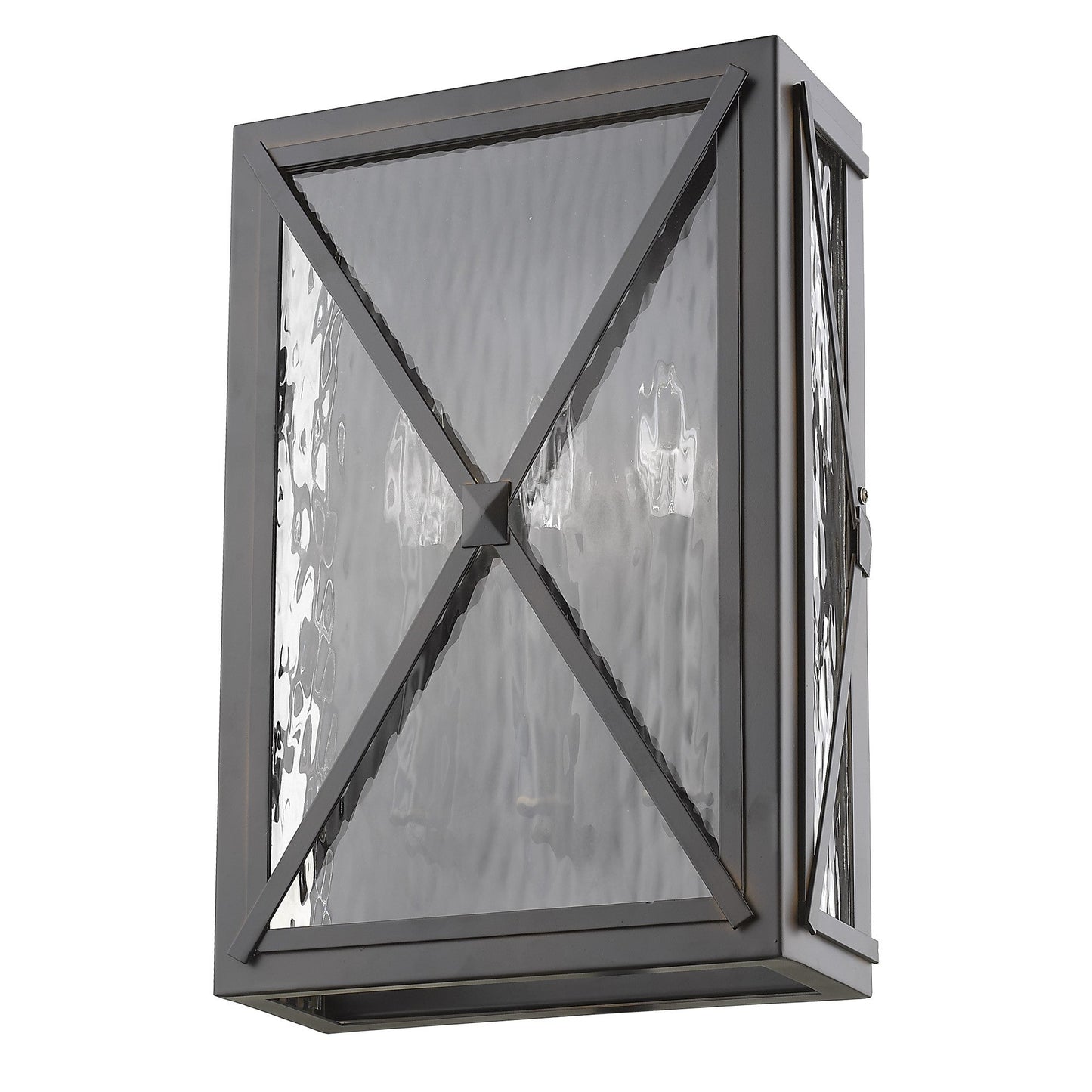 HomeRoots Brooklyn 3-Light ADA Certified Wall Light With Oil Rubbed Bronze Finish