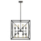 HomeRoots Brooklyn 8-Light Pendant in Oil Rubbed Bronze Finish