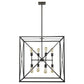 HomeRoots Brooklyn 8-Light Pendant in Oil Rubbed Bronze Finish