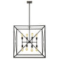 HomeRoots Brooklyn 8-Light Pendant in Oil Rubbed Bronze Finish
