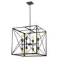 HomeRoots Brooklyn 8-Light Pendant in Oil Rubbed Bronze Finish
