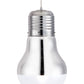 HomeRoots Bulb Ceiling Lamp in Silver Finish