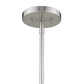 HomeRoots Calix 8-Light Pendant With Satin Nickel Finish