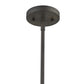 HomeRoots Calix 8-Light Pendant in Oil Rubbed Bronze Finish