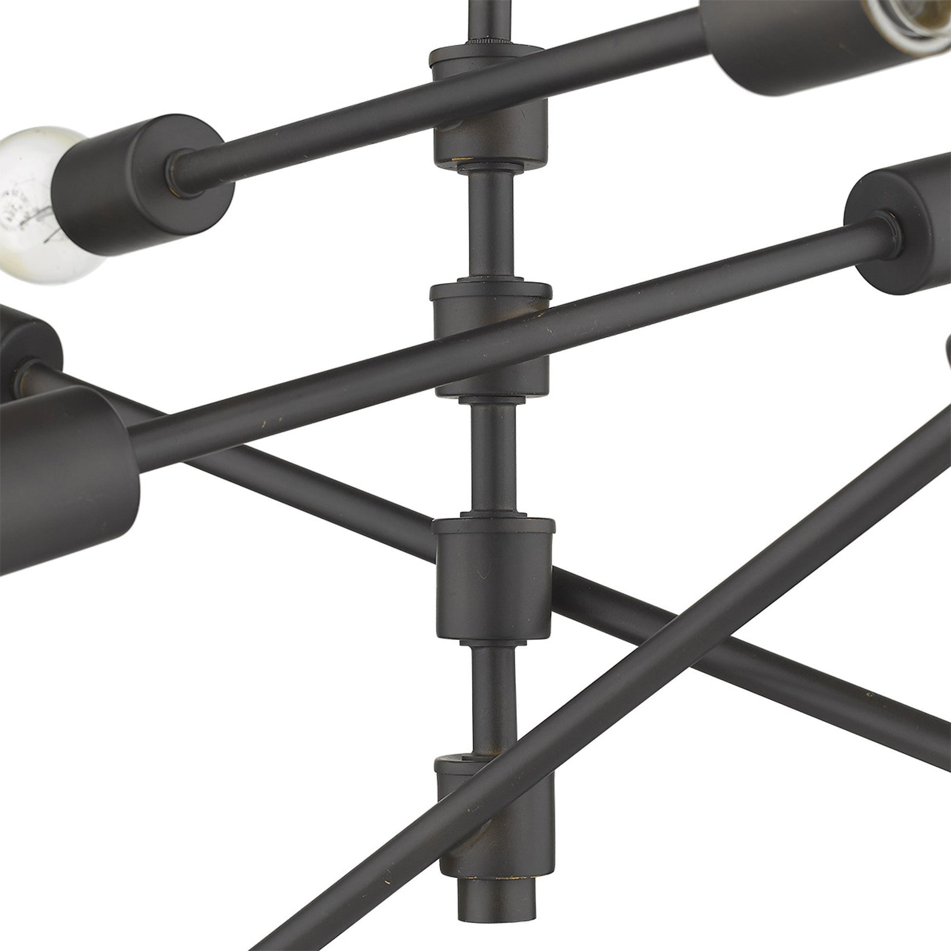 HomeRoots Calix 8-Light Pendant in Oil Rubbed Bronze Finish