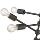 HomeRoots Calix 8-Light Pendant in Oil Rubbed Bronze Finish