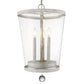 HomeRoots Callie 3-Light Country Foyer Pendant in White Finish
