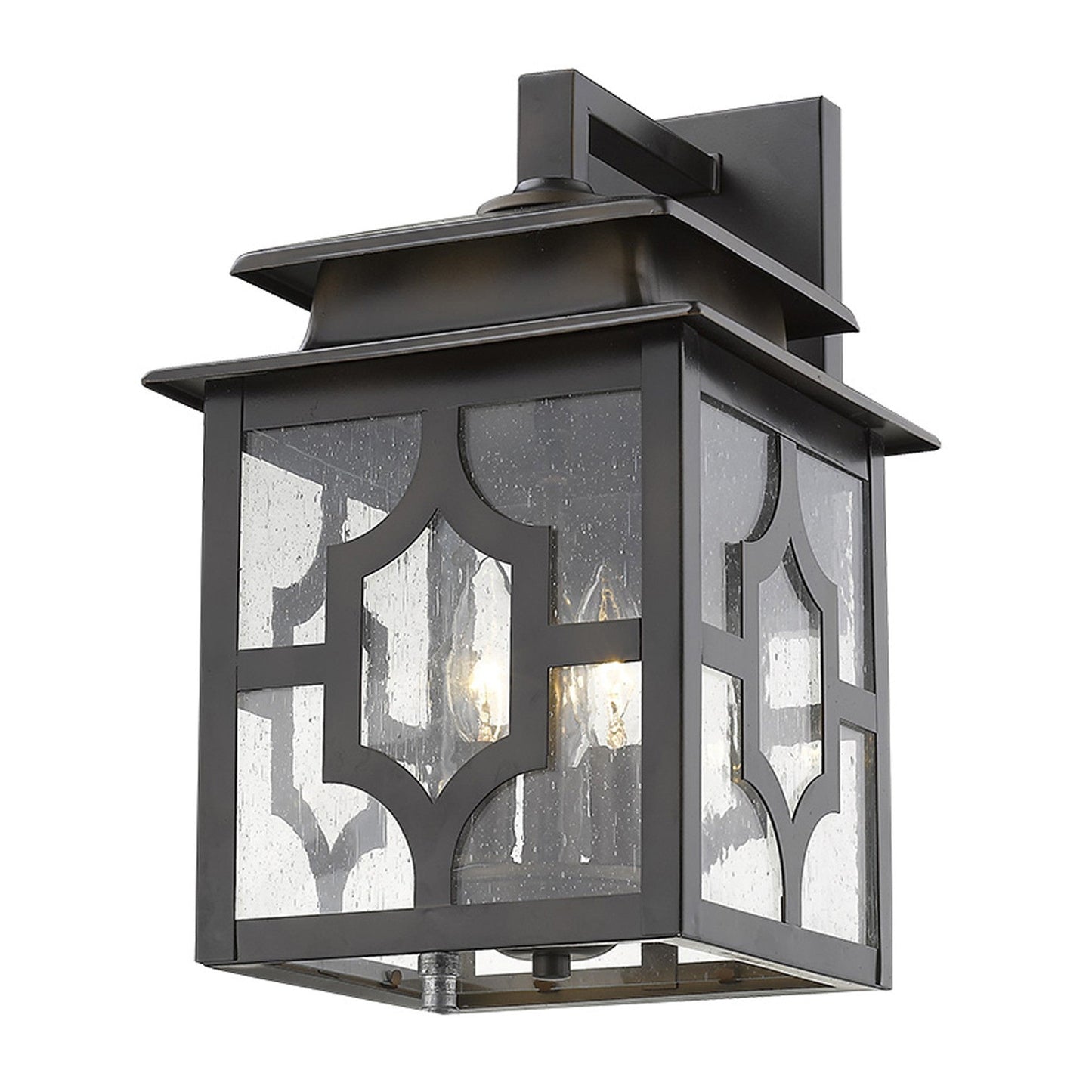 HomeRoots Calvert 3-Light Wall Light in Oil-Rubbed Bronze Finish