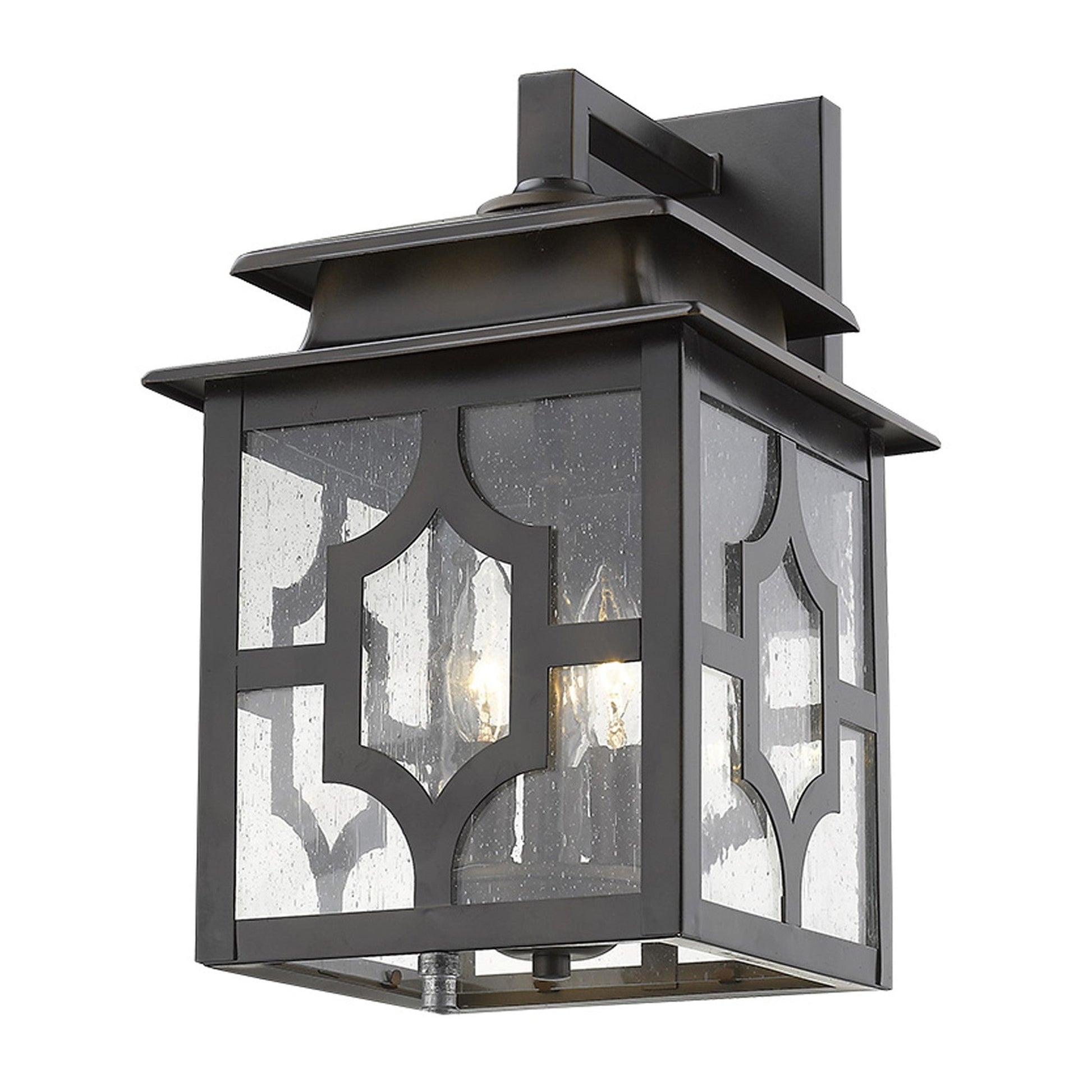 HomeRoots Calvert 3-Light Wall Light in Oil-Rubbed Bronze Finish
