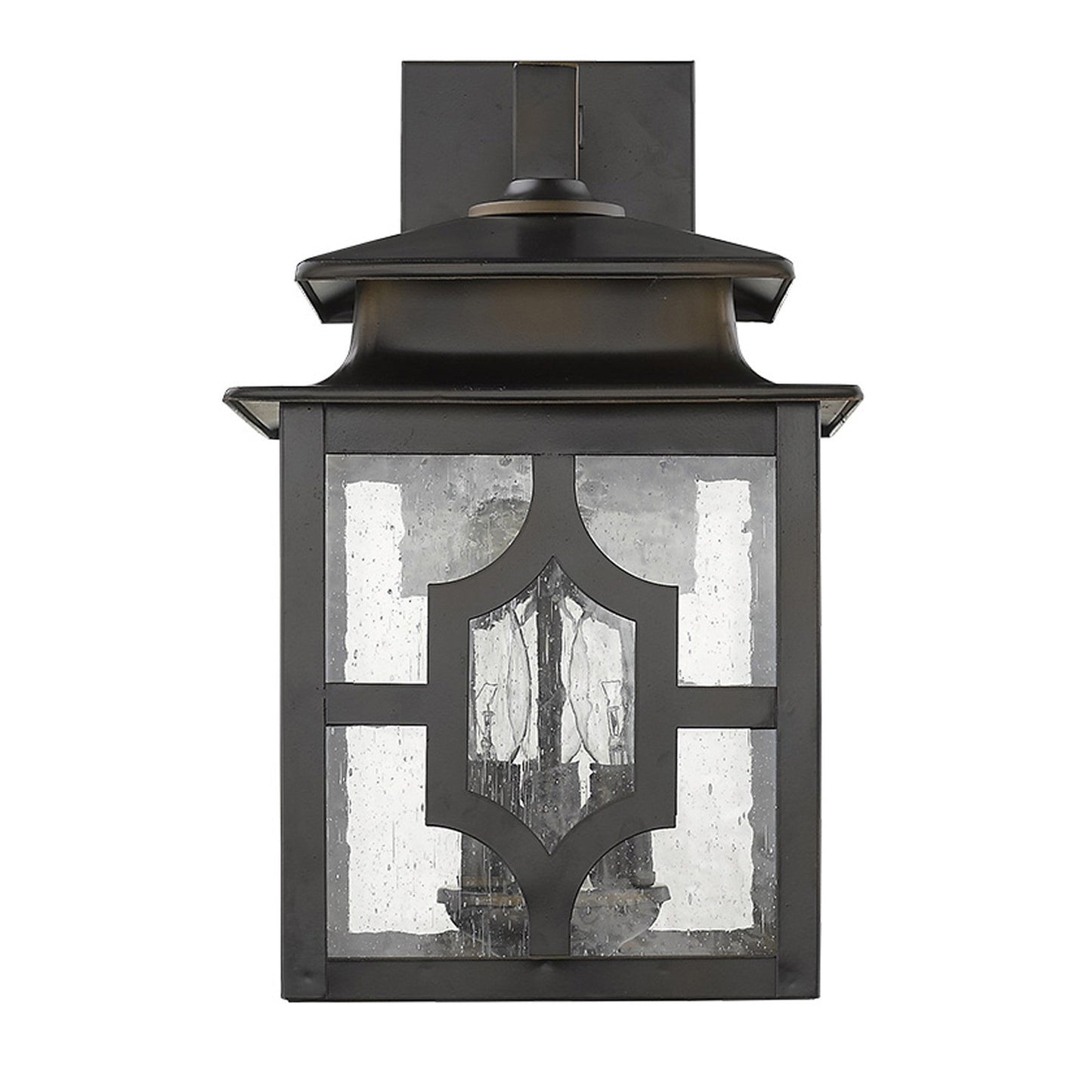 HomeRoots Calvert 3-Light Wall Light in Oil-Rubbed Bronze Finish