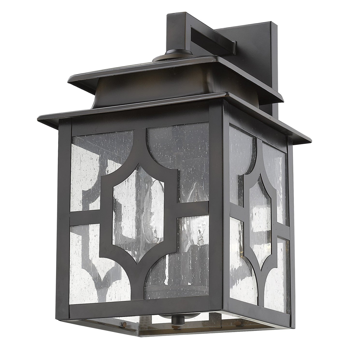 HomeRoots Calvert 3-Light Wall Light in Oil-Rubbed Bronze Finish