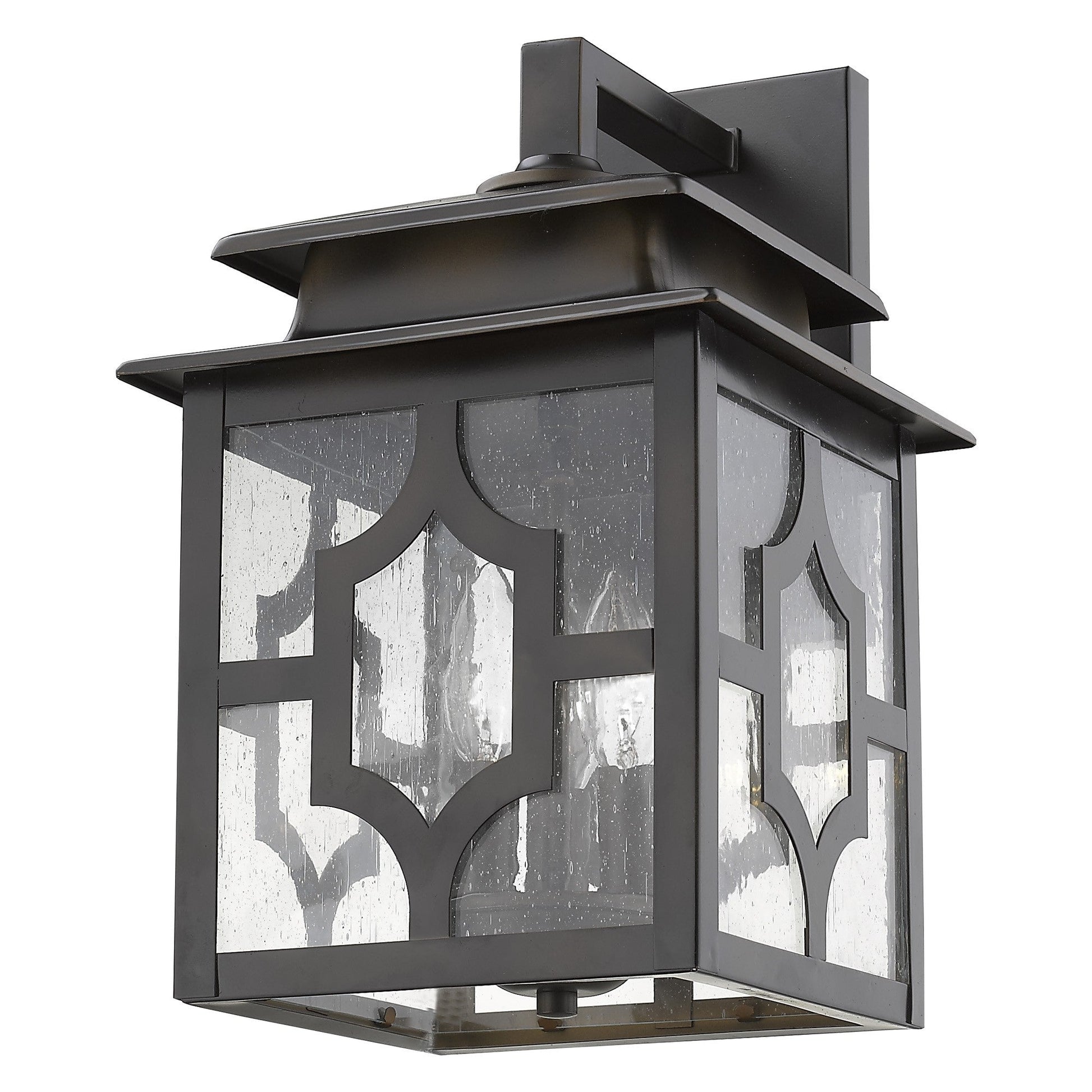 HomeRoots Calvert 3-Light Wall Light in Oil-Rubbed Bronze Finish