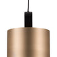 HomeRoots Can Deco Lamp in Gold Finish