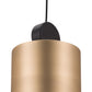 HomeRoots Can Deco Lamp in Gold Finish