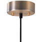 HomeRoots Can Deco Lamp in Gold Finish